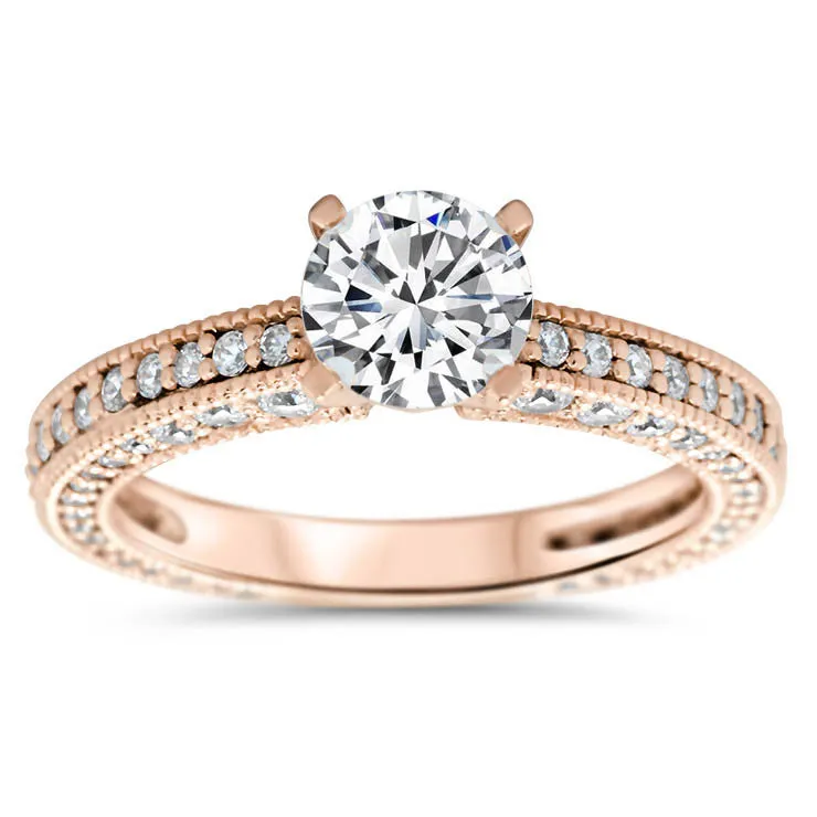 Moissanite Wedding Set - Erin Set