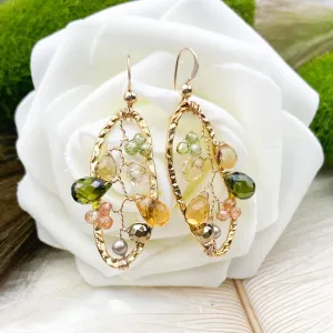 Nature Inspired Filigree Earrings