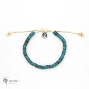 Pantai Kura-Kura Wood Beaded Anklet