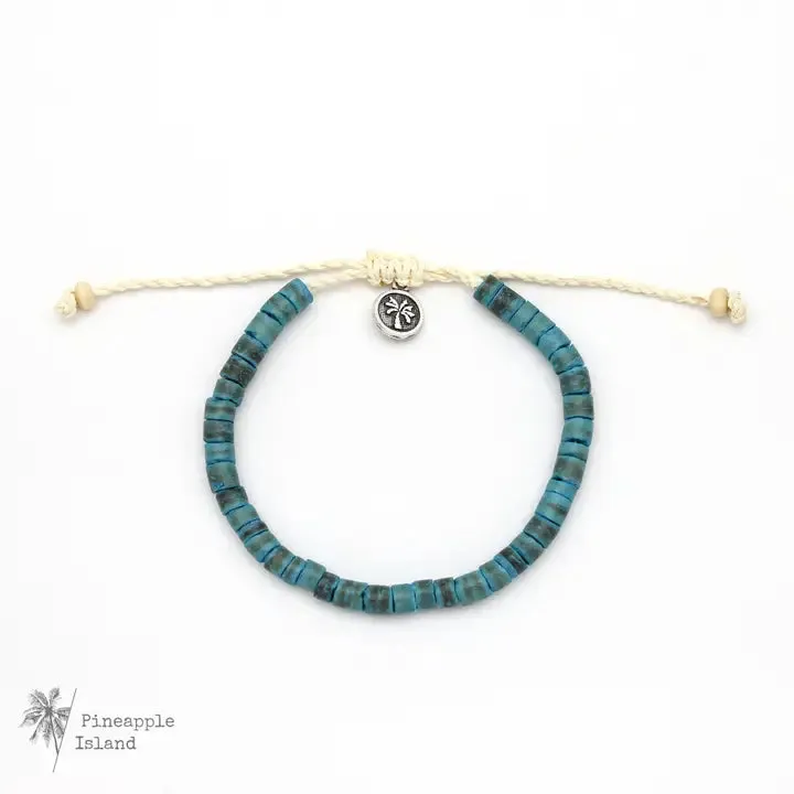 Pantai Kura-Kura Wood Beaded Anklet