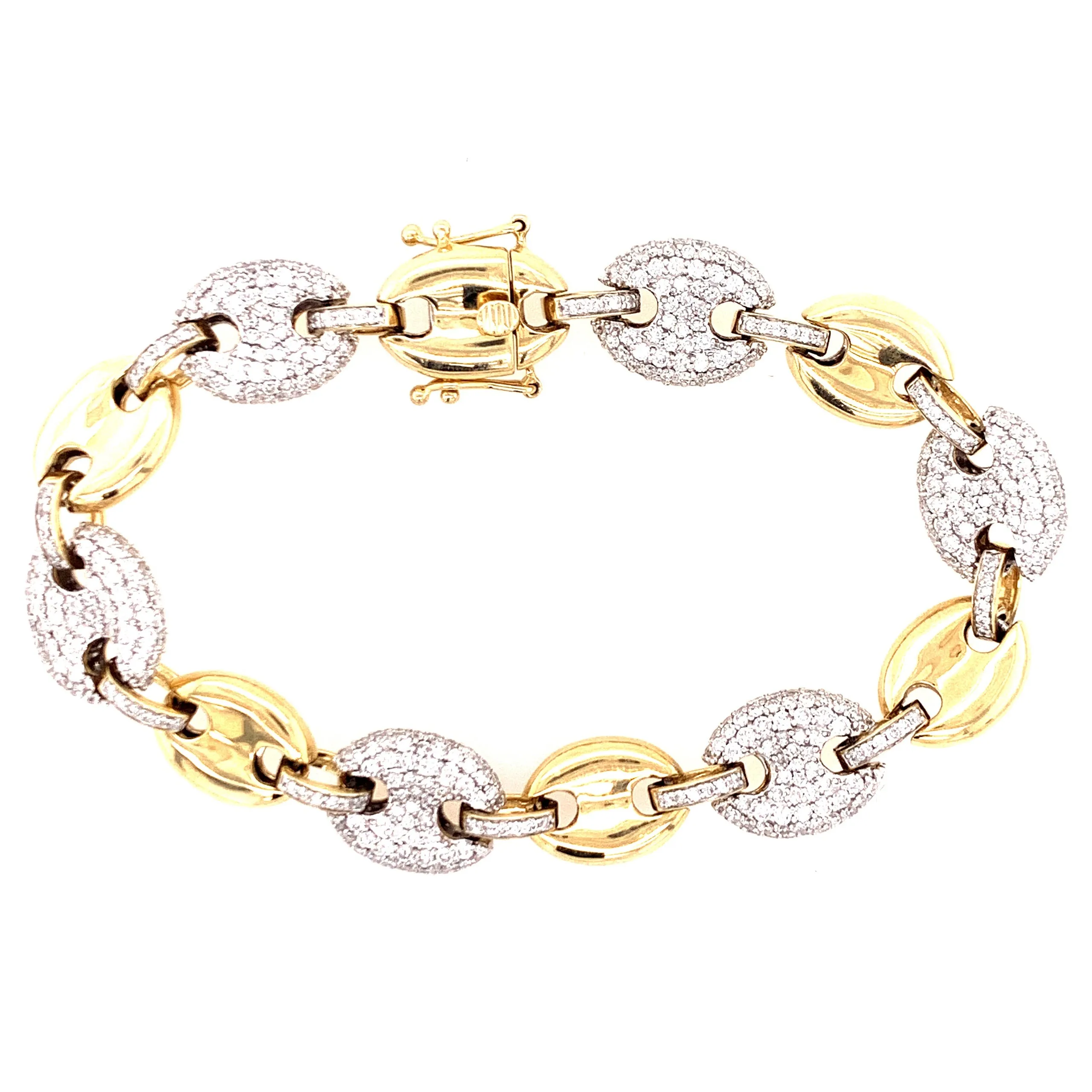 Pave Diamond Link Bracelet