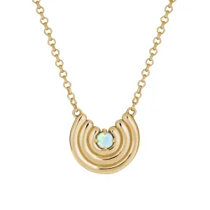 Petite Revival Necklace - Opal