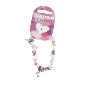PINK GEMSTONE BRACELET L