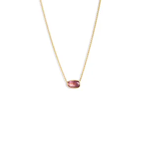 pink sapphire necklace