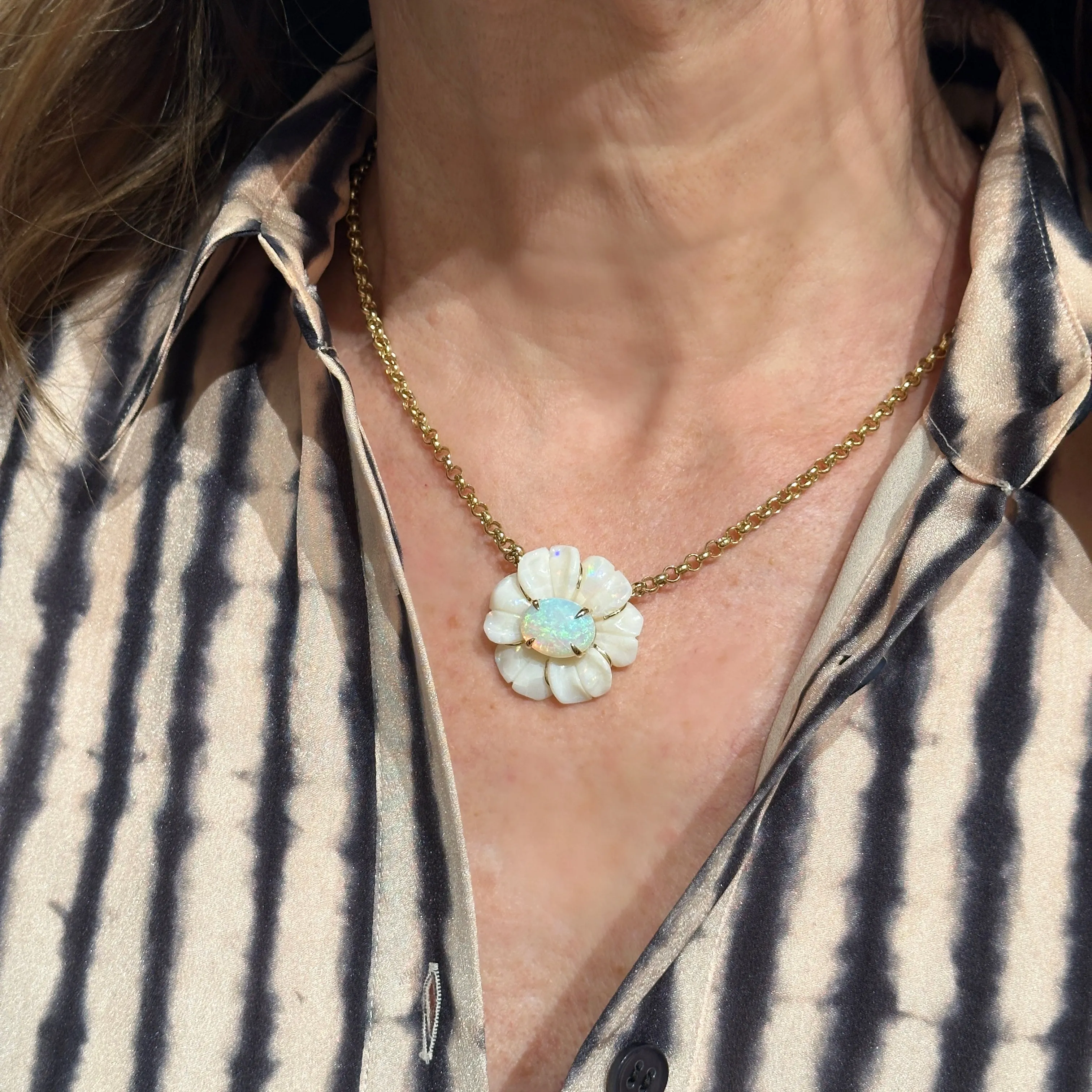 Poppy Opal Choker Necklace
