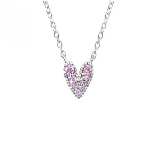 Sapphire Heart Necklace
