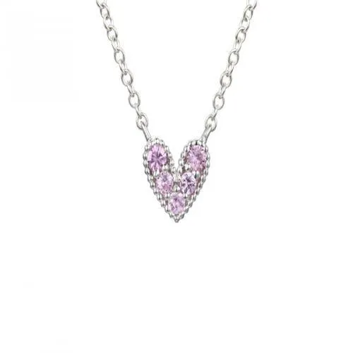 Sapphire Heart Necklace