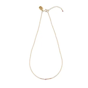 Semi Precious Utulivu Classic Necklace - MIXED PINKS/GOLD