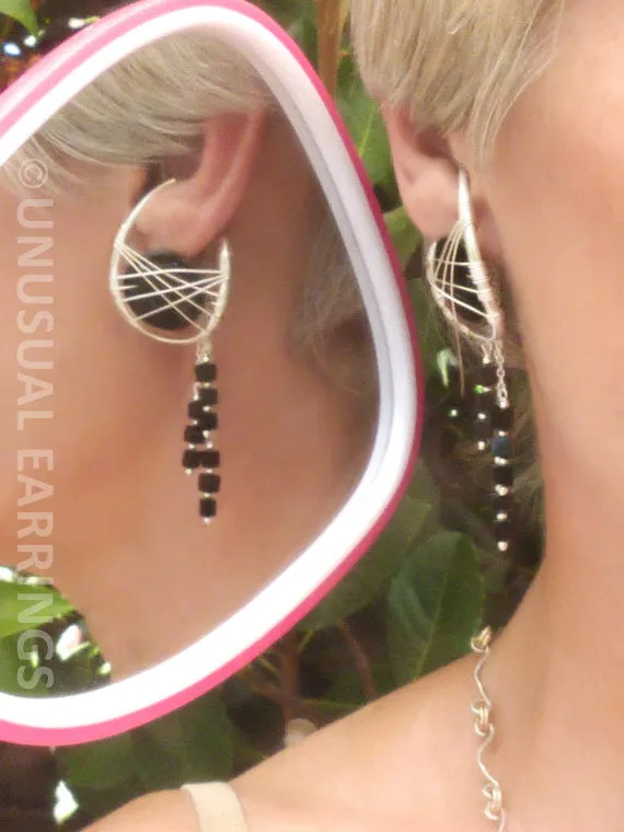 Sierra - Sterling Silver & Black Onyx with dangle