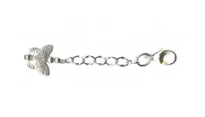 Silver Butterfly Kisses Anklet Jewelry Extender