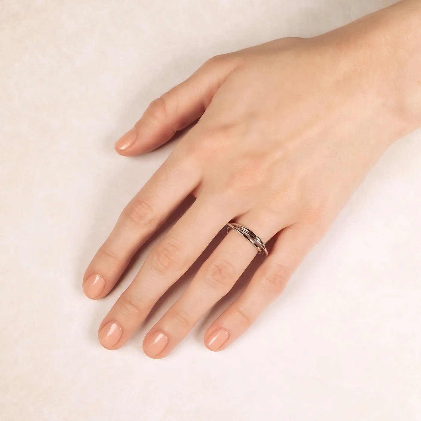 Silver Russian Wedding Ring