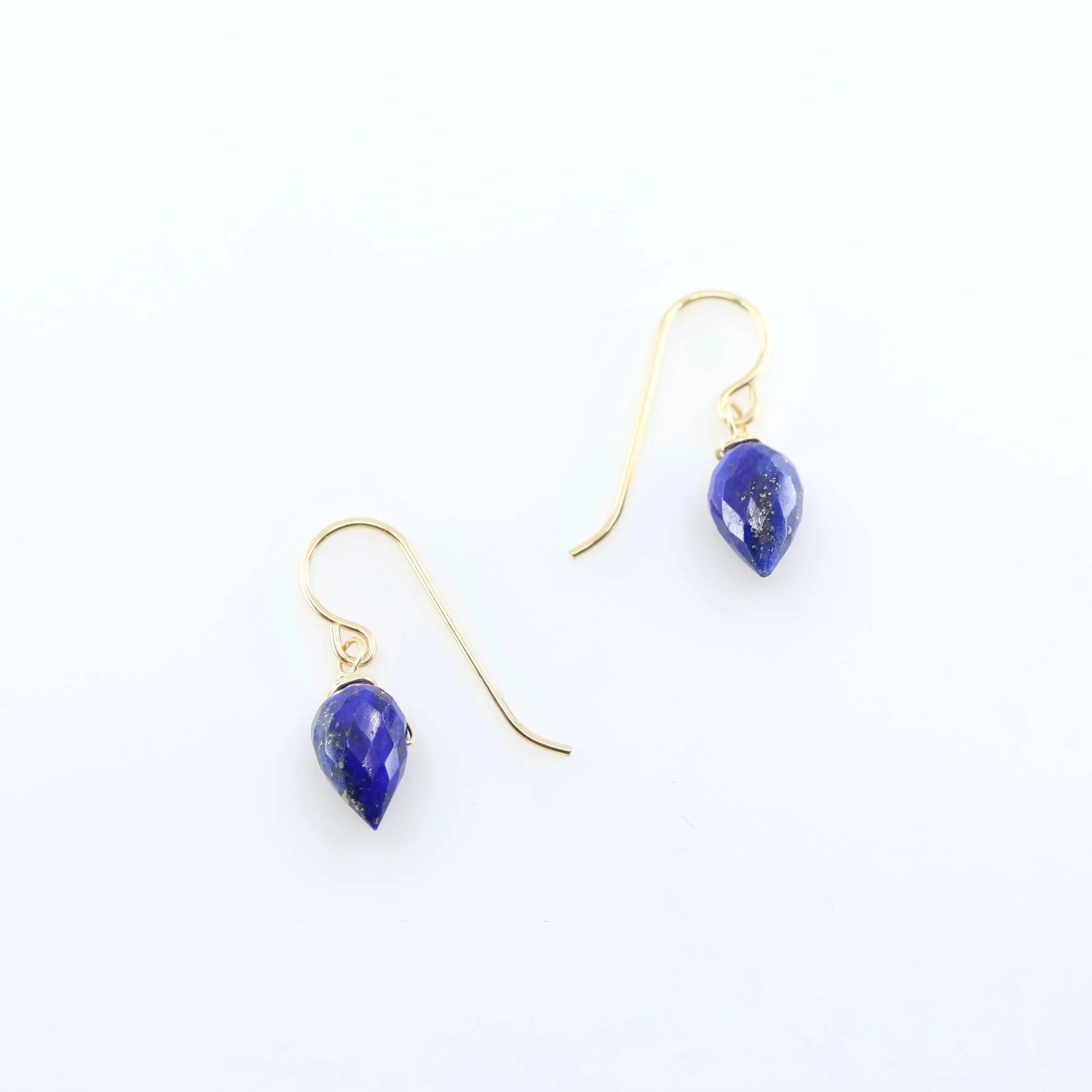 Simple Gemstone Drop Earrings, 3 Variations