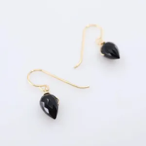 Simple Gemstone Drop Earrings, 3 Variations