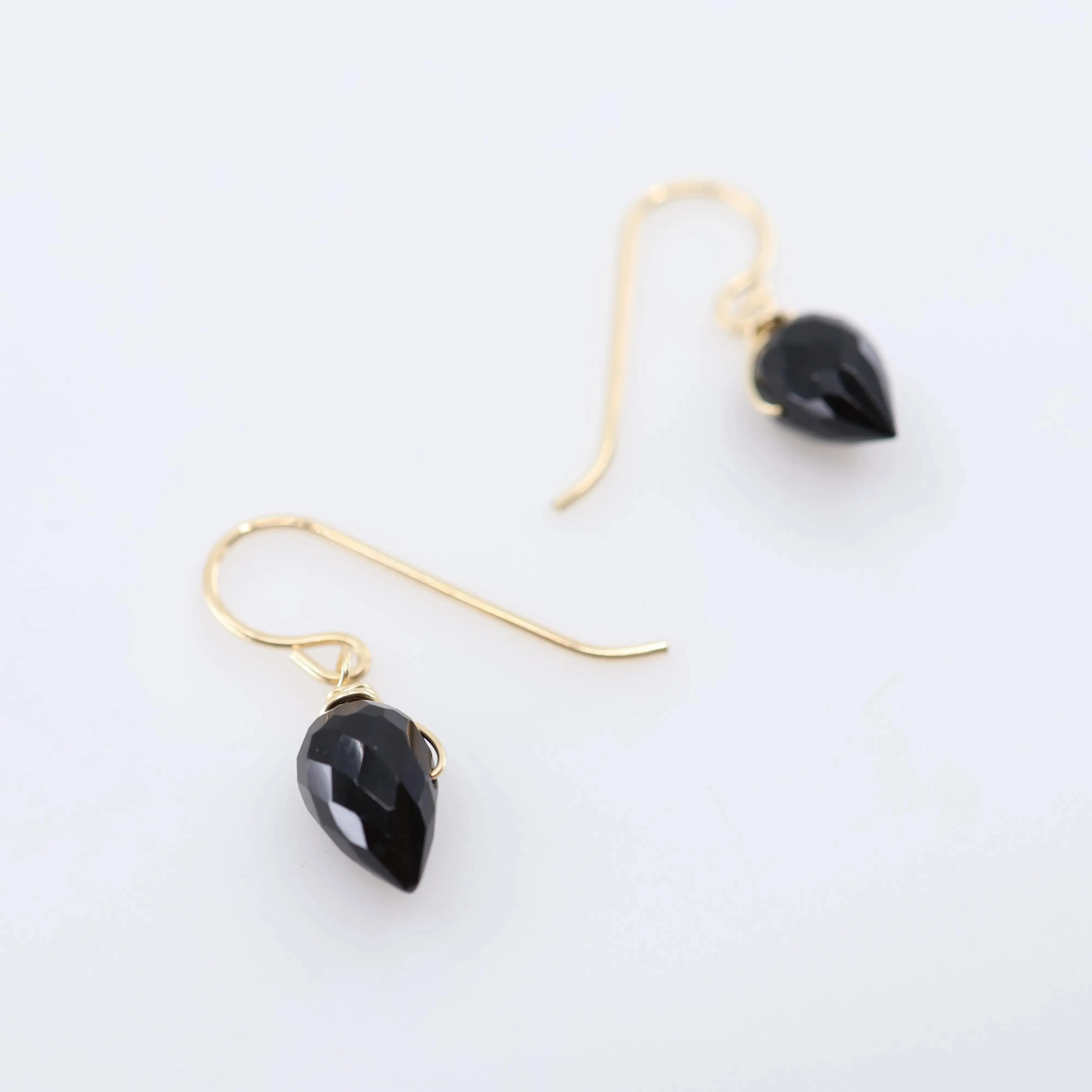 Simple Gemstone Drop Earrings, 3 Variations