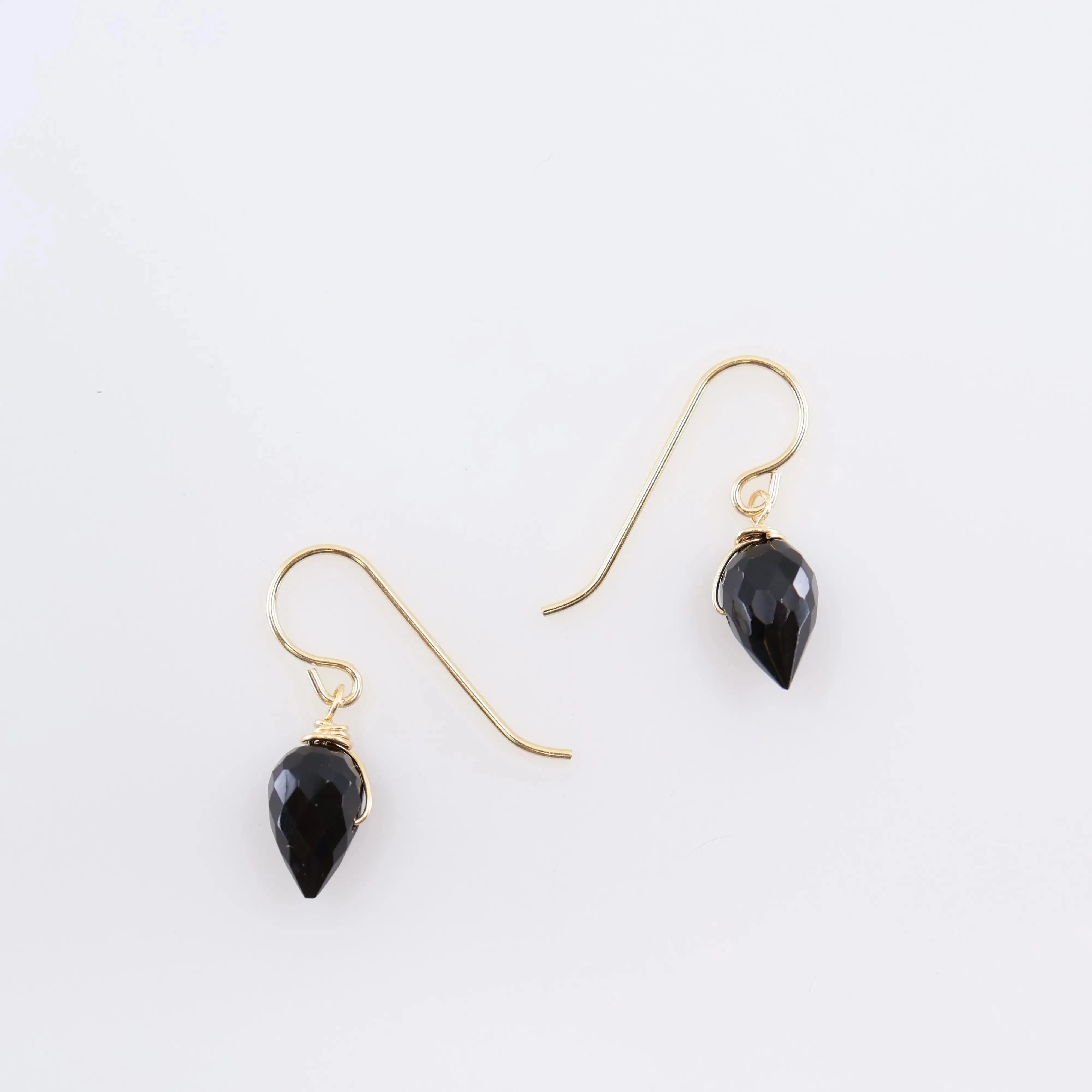 Simple Gemstone Drop Earrings, 3 Variations