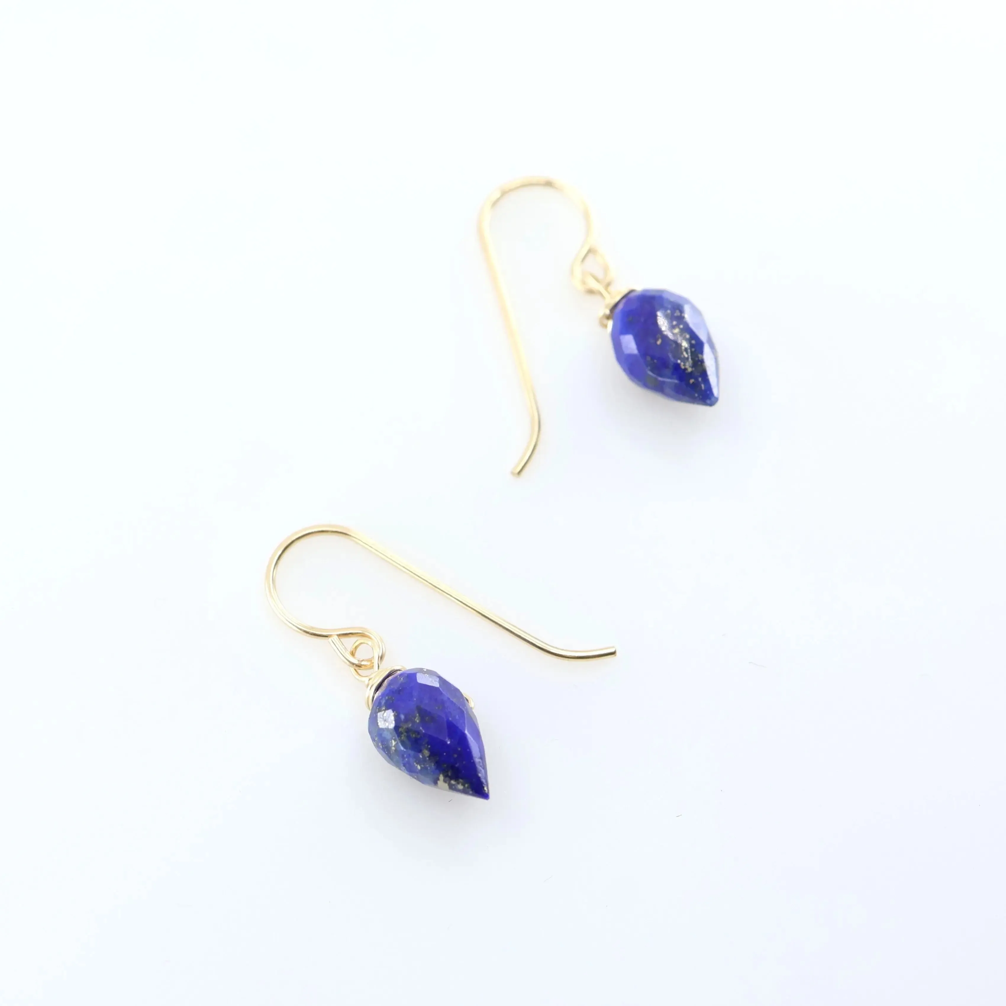 Simple Gemstone Drop Earrings, 3 Variations