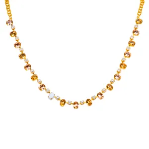 Small Oval and Round Necklace in "Cookie Dough" *Preorder*