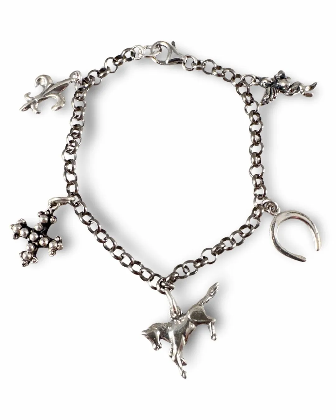 Sterling Silver Charm Bracelet Asst’d Styles