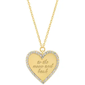 TAI TO THE MOON AND BACK HEART PENDANT