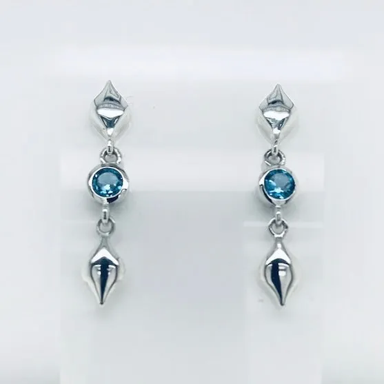 Teardrops with Gemstone Earrings