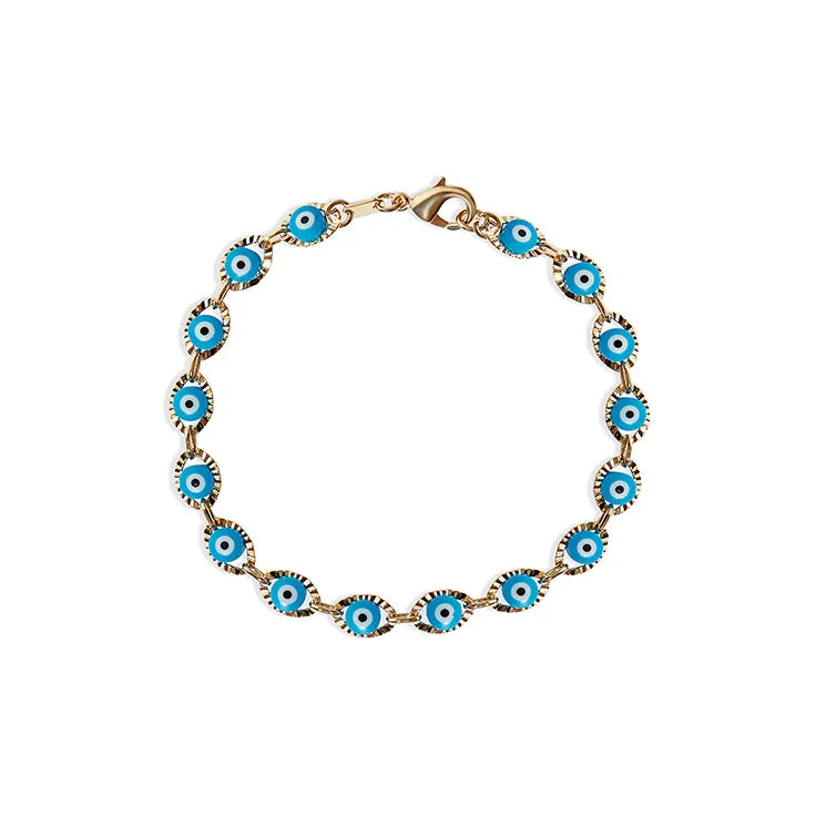 THE LIGHT BLUE EVIL EYE BRACELET