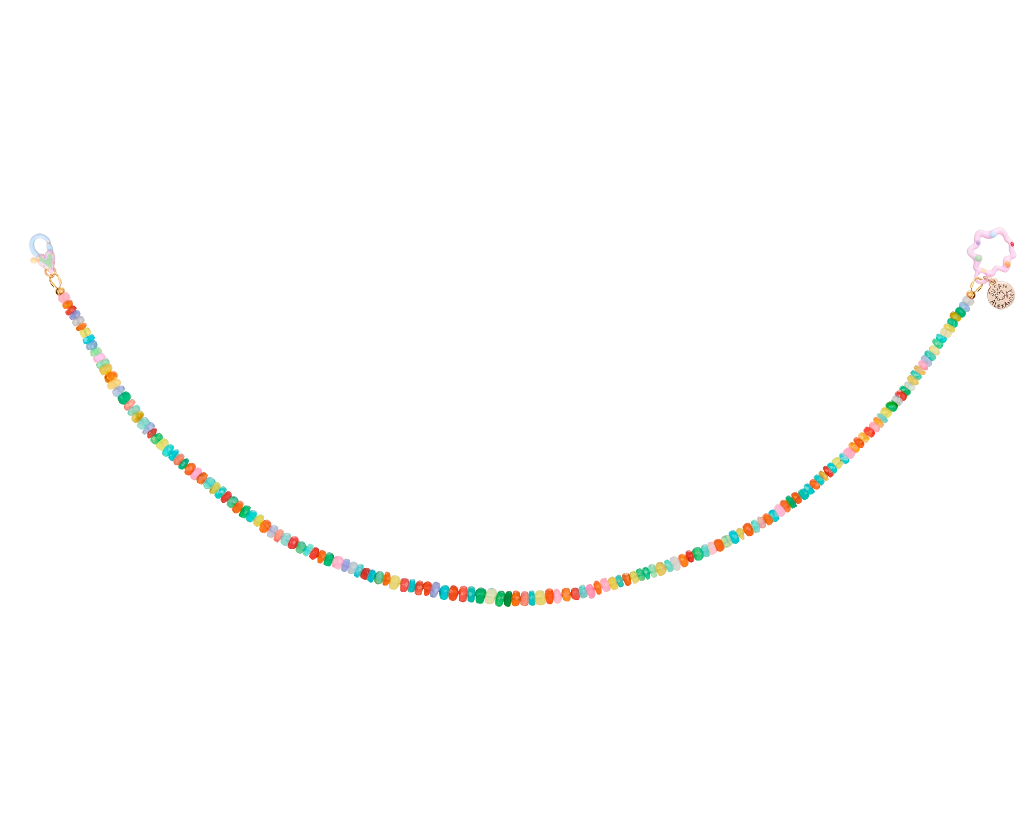 Tiny Joys Necklace on Jelly Opal Chain