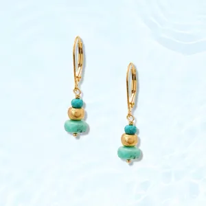 Turquoise Tandem Earrings