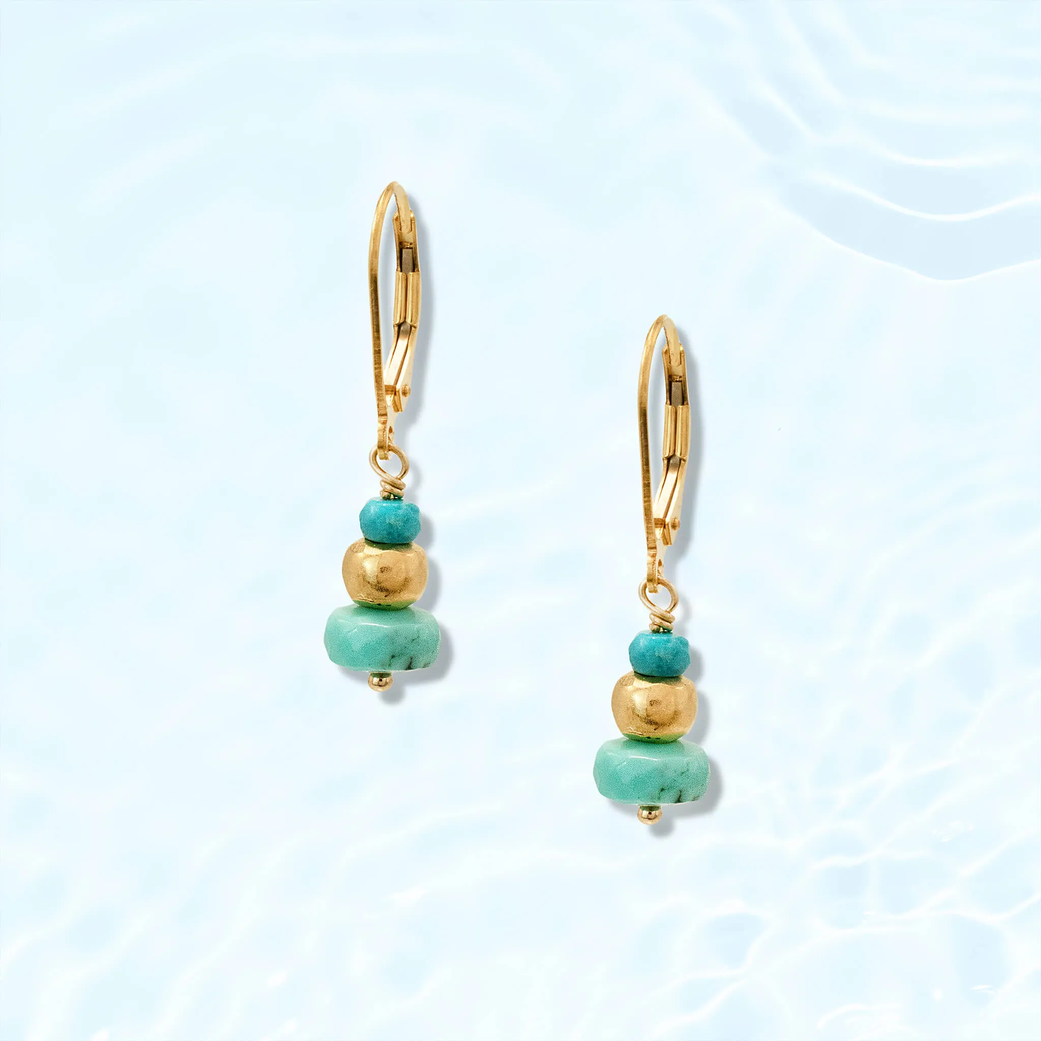 Turquoise Tandem Earrings