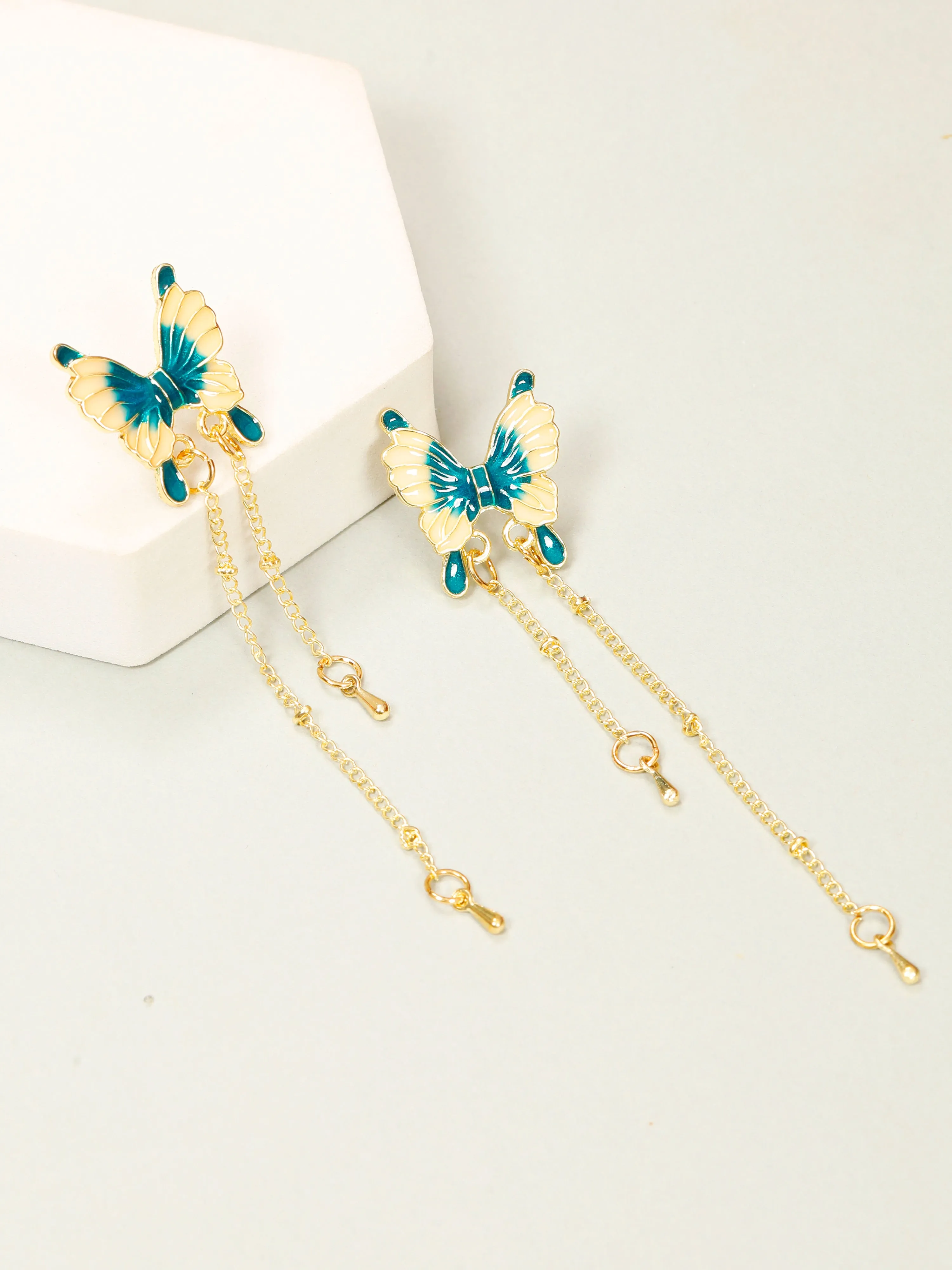 Turquoise wings Earrings