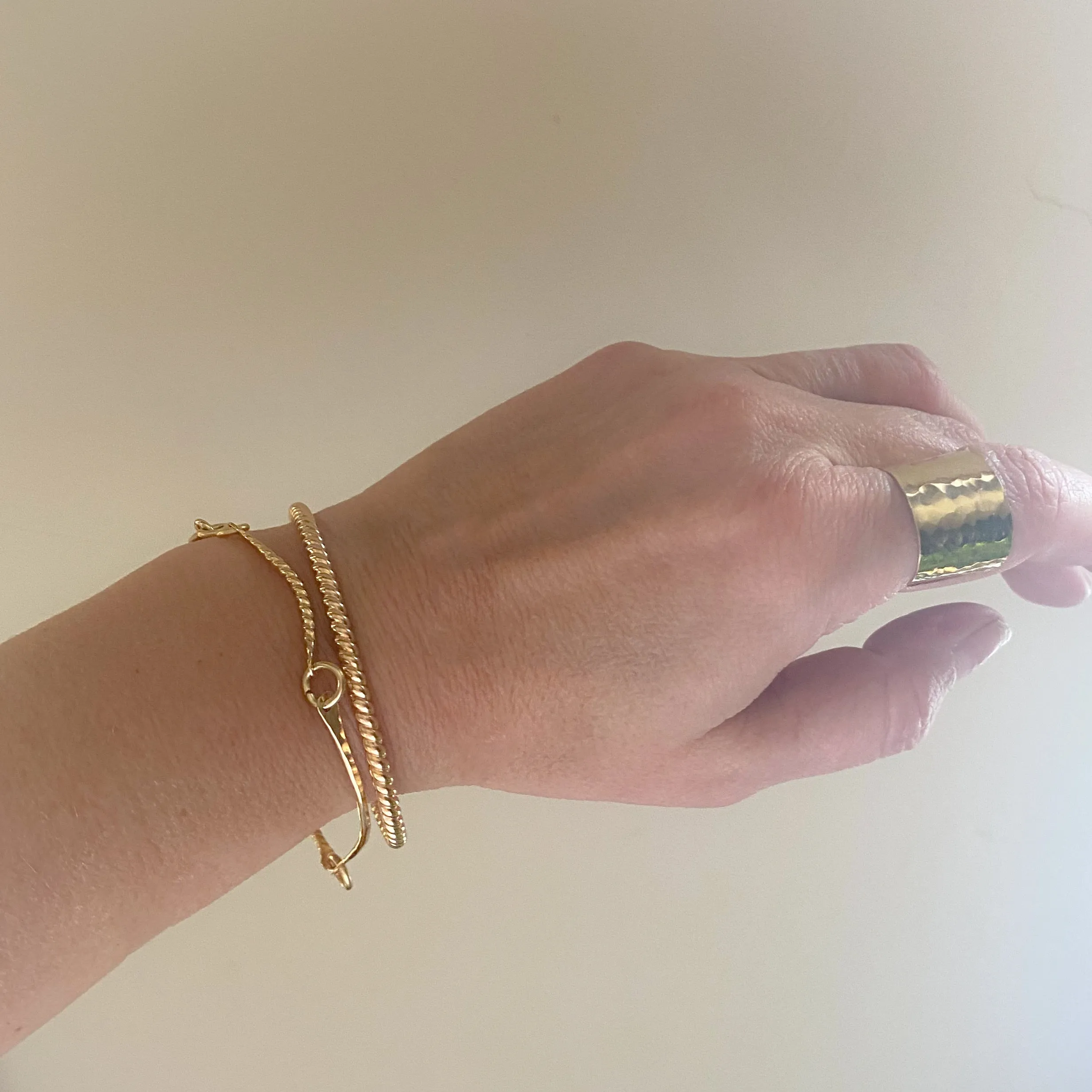 Twisted Bar Bracelet