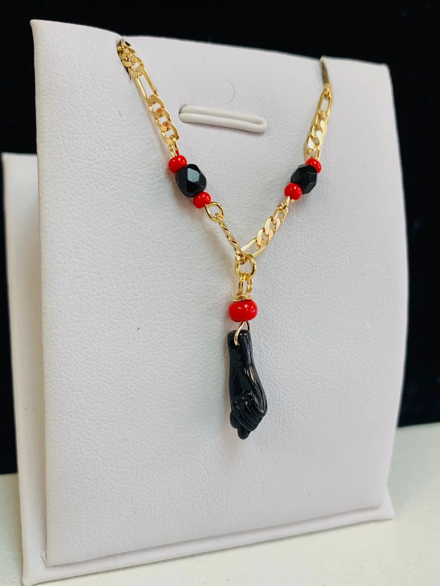 Women's Azabache Bracelet / Azabache Bracelet 7.25" / Gold Filled Bracelet / Azabache Hand Bracelet / Bracelet / Good Luck Bracelet / Pulsera de Azabache / Pulsera para Mujer